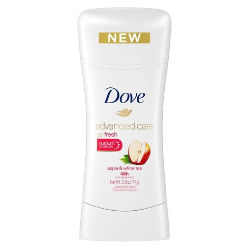 Dove Advanced Care Apple White Tea 48 Hour Invisible Antiperspirant Deodorant Stick 2 6oz Target