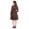 Maternity Long Sleeve Flared Mini Dress - 24seven Comfort Apparel™ - 3 of 4