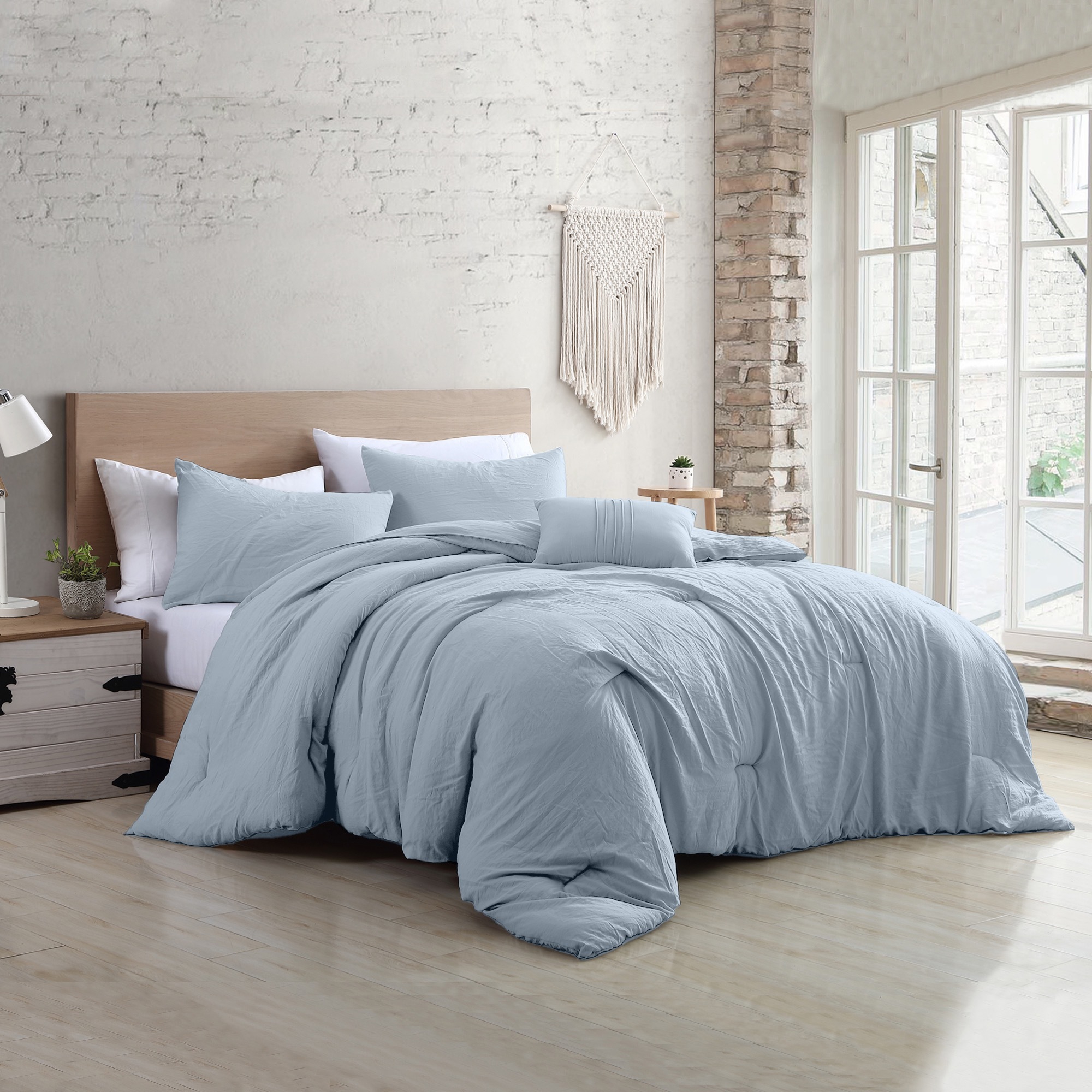 Modern Threads 4-pc Garment-Washed Comforter Set