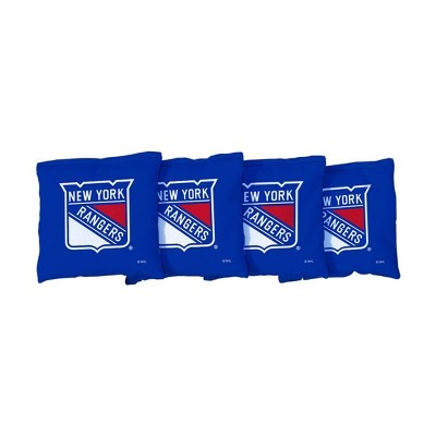 NHL New York Rangers Corn-Filled Cornhole Bags Blue - 4pk