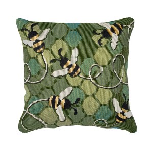 Liora Manne Marina Garden Indoor/Outdoor Pillow.. - 1 of 4