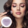 Unique Bargains Portable Heart Makeup Brush Cleaning Mat 1 Pc - 2 of 4