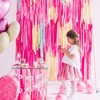 PartyWoo Crepe Paper Streamers Hot Pink 6 Rolls 492 ft 1.8 in x 82 Ft Roll - 4 of 4