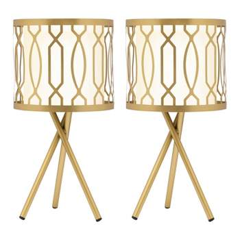 Set of 2 17.5" Lucian Tripod Base Table Lamps - River of Goods