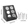 YIYIBYUS 6-Compartment Restaurant Utensil Holder, Utensil Organizer - 3 of 4