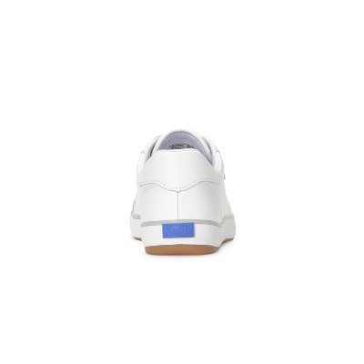 Женские кроссовки Keds Women's Center III Leather Lace Up Sneakers White 8 — фото 4