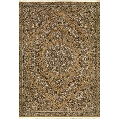 Oriental Weavers Masterpiece 8022J Gold/ Ivory Indoor Area Rug - 3'10" x 5'5"