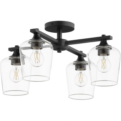 Quorum Lighting Veno 4 - Light Flush Mount in  Matte Black