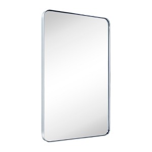 TEHOME Kengston Rectangular Metal Framed Wall Mounted Bathroom Vanity Mirror - 1 of 4