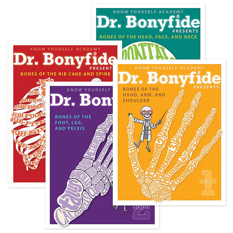 Know Yourself 4 Book Set: Dr. Bonyfide Presents 206 Bones of the Human Body, 1 of 7