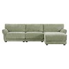 TIRAMISUBEST 110" Modular Sectional Sofa L Shape couch Chenille Cushion Sectional Ottoman USB and Type-C Charger- 4/6 Seat - 4 of 4