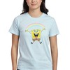 Spongebob Squarepants Rainbow All-Over Print Women's T-Shirt and Pajama Pants Sleepwear Set - 4 of 4