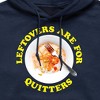 Men's - Instant Message - Leftovers Are For Quitters Graphic Fleece Pullover Hoodie - 2 of 4
