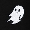 Dalix Ghost Embroidery Relaxed Crewneck Sweatshirt Soft Fleece Fit Lounge Mens - 2 of 4