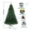 6.5FT Pre-Lit Artificial Christmas Tree, Premium Hinged Xmas Tree with 350 Warm White & Colored Change Lights - 4 of 4