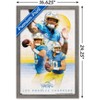 Trends International NFL Los Angeles Chargers - Justin Herbert 22 Framed Wall Poster Prints - 3 of 4
