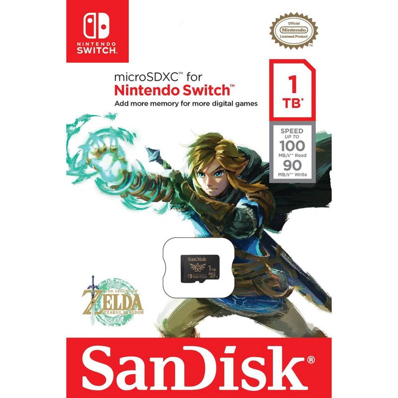 SanDisk 1TB microSDXC UHS-1 for Nintendo Switch Zelda, 2 of 6