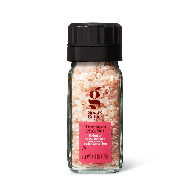 Himalayan Pink Salt Grinder - 4.4oz - Good &#38; Gather&#8482;, 1 of 4