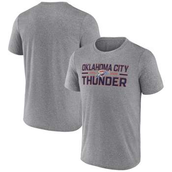 NBA Oklahoma City Thunder Men's Short Sleeve Drop Pass Performance T-Shirt