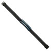 Chisel Stainless Steel Brushed and Polished Black and Blue IP-plated Black Rubber 8.5" Bracelet - 3 of 4
