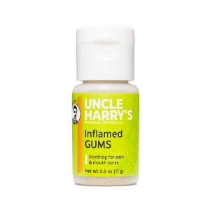 Uncle Harry's Powder for Inflamed Gums and Mouth Sores, 0.6 ounces, All Natural, Gluten-Free and Vegan - 1 of 2