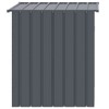 vidaXL Dog House Anthracite Galvanized Steel 43.3x40.6x42.9 in Durable - 4 of 4