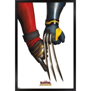 Trends International Marvel Deadpool & Wolverine - Claws Teaser One Sheet Framed Wall Poster Prints - 1 of 4
