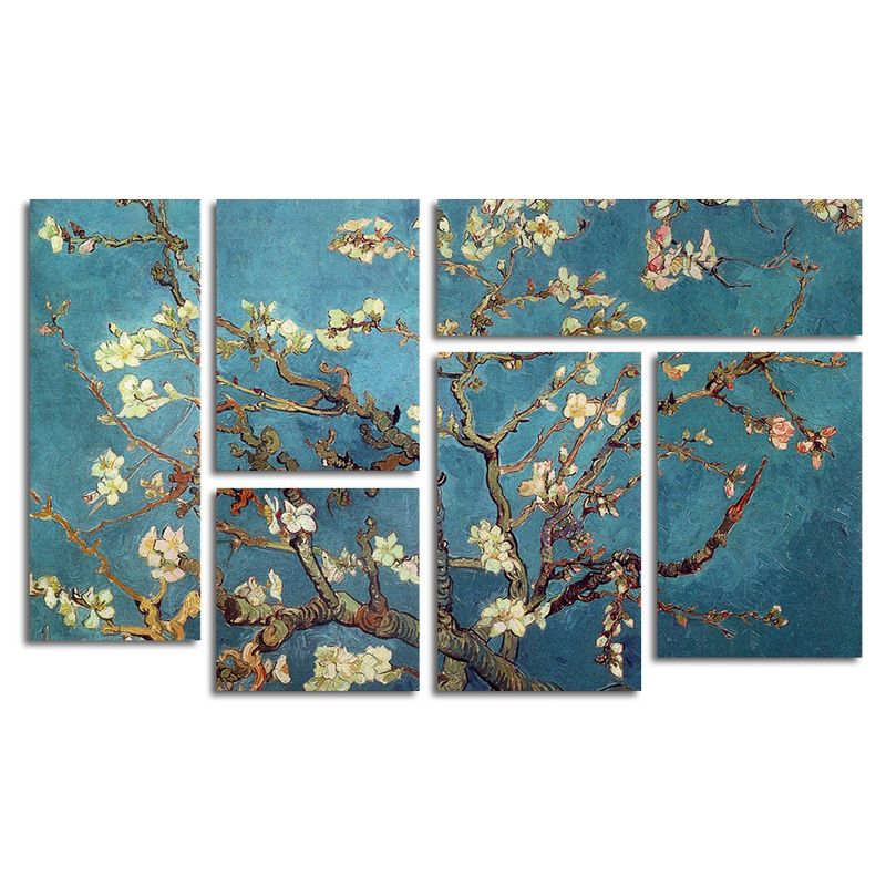6pc Almond Blossoms by Vincent van Gogh - Trademark Fine Art, 1 of 6