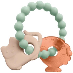 SARO Soft & Cool Water & Silicone Teether | Soothing Baby Teething Relief | Refrigeratable Sensory Toy - 1 of 3