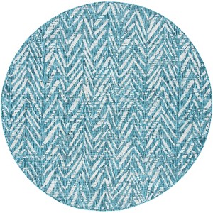 Courtyard CY8387 UV & Stain Resistant Non-Shedding Power Loomed Indoor/Outdoor Rugs - Safavieh - 1 of 4