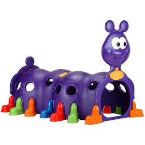 Feber Happy Caterpillar Colorful Tunnel Play Structure for Indoor and Outdoor Use- Climb and Crawl for Ages 2+ - 1 of 4