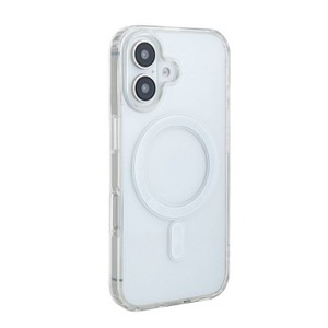 Reiko Magnetic Wireless Charging TPU Bumper Case for iPhone 16 in Clear - 1 of 4