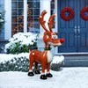 Design Toscano Jolly Holly, Santa's Red-Nosed Christmas Reindeer Statue - 2 of 4