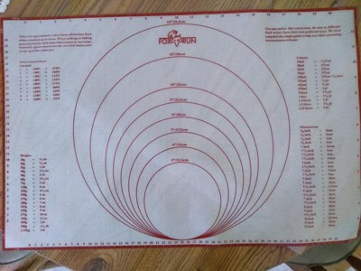 Fox Run Silicone Baking Mat With Measurements : Target