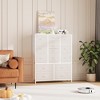 15-Drawer Dresser, Tall Storage Organizer with Metal Frame and Wood Tabletop, Fabric Chest of Drawers for Living Room, Multi-Functional Storage Unit - 2 of 4