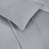 Modern Chevron Cotton Medium Weight Woven Coverlet by Blue Nile Mills - image 4 of 4