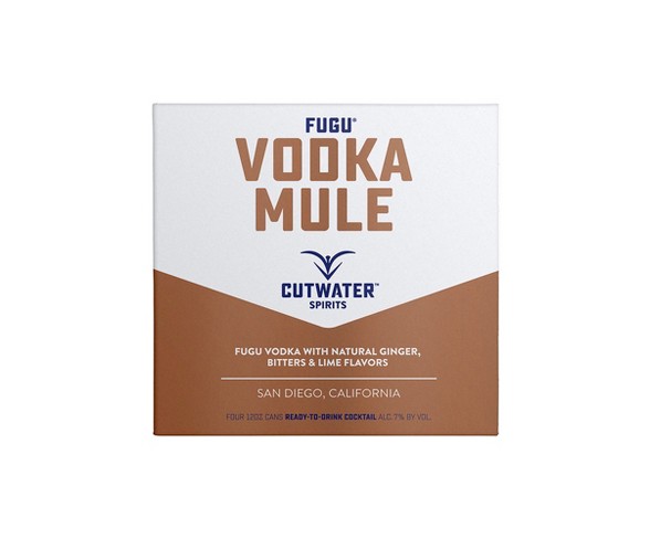 Cutwater Spirits Fugu Vodka Mule 4pk/12oz cans