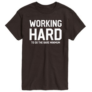 Men's - Instant Message - Working Hard Short Sleeve Graphic T-Shirt - 1 of 4