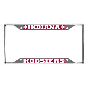 NCAA Indiana Hoosiers University Stainless Steel License Plate Frame - 1 of 3
