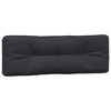 vidaXL Pallet Cushions 3 pcs Black Fabric - 4 of 4