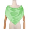 INSPIRE CHIC Women's Solid Color Satin Large Square Scarf Neckerchief Bandanas 35"x35" - 2 of 4