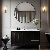 MAYEERTY Metal Framed Round Bathroom Mirror for Wall - 2 of 4