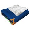 50"x60" MLB Houston Astros Mascot 2 Layer Silk Touch Faux Shearling Throw Blanket - 2 of 4