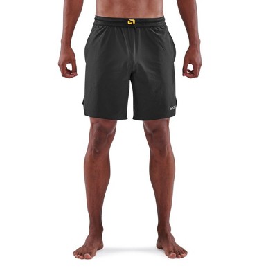 SKINS SERIES-3 Men's Premium Compression Shorts-50+ UPF, Moisture-Wicking for Running, Pickleballl & Basketball