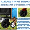 Anybear Multi-Use Collapsible Wagon Green 3pcs Bags 150lbs Garden Cart - 4 of 4