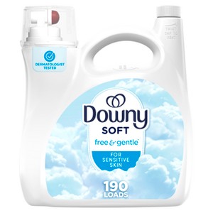 Downy Free & Gentle HE Compatible Ultra Liquid Fabric Softener - 1 of 4