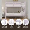 Hillsdale Furniture Twin Over Twin Alva Kids' Wood Spindle Bunk Bed - 3 of 4