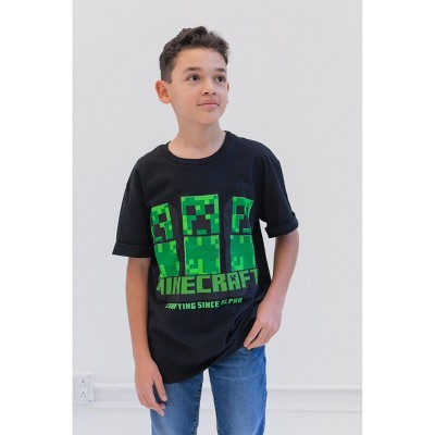 Minecraft Mobs Creeper Steve Alex Skeleton Big Boys 3 Pack Graphic T-Shirt 18-20 — фото 3