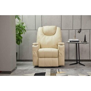 Large Power Lift Recliner Chair with Massage and Heat for Elderly - 1 of 4