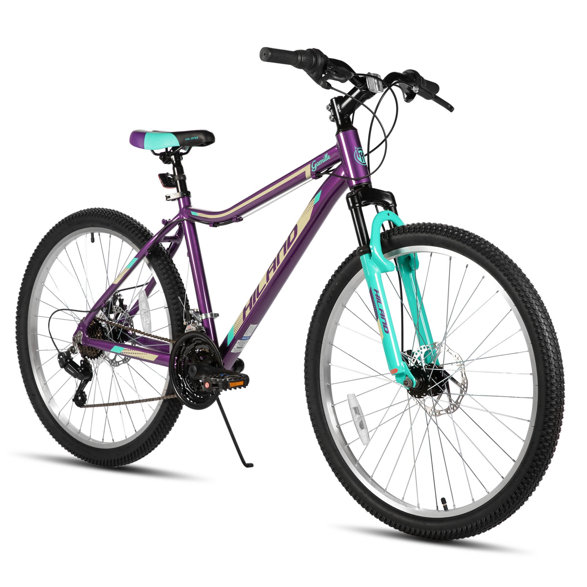 HILAND Mountain Bike for Women, 26 inch, Purple
